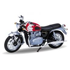 WELLY TRIUMPH BONNEVILLE T100 2002 RED 1:18