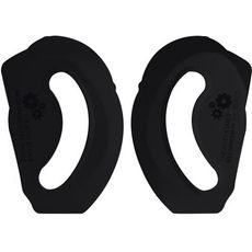 LS2 HELMETS LS2 PLATE ALUMINUM RATCHET FF399 MATT BLACK