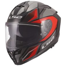 LS2 HELMETS LS2 FF817 CHALLENGER II VIPER GREY RED