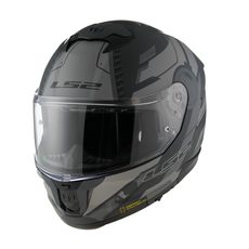 LS2 HELMETS LS2 FF808 STREAM II SHADOW M.TITANIUM GREY-06