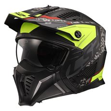 LS2 HELMETS LS2 OF606 DRIFTER DEVOR M.BLACK H-V YELLOW-06