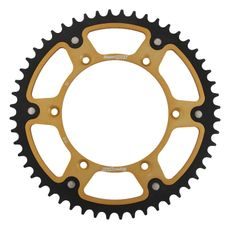 ŘETĚZOVÁ SADA EK - STŘÍBRNÝ ŘETĚZ 520 DEX, X-KROUŽEK, KOLEČKO SUPERSPROX, ROZETA SUPERSPROX STEALTH PRO HUSQVARNA WR 125 1990-1994