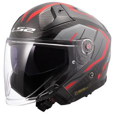 LS2 HELMETS LS2 OF603 INFINITY II C URUS RED-06