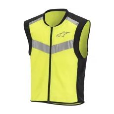 ALPINESTARS REFLEXNÍ VESTA FLARE NEON BLACK/FLUO YELLOW - PRODYŠNÁ