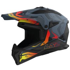 LS2 HELMETS LS2 MX708 FAST II WASH MATT DARK GREY-06