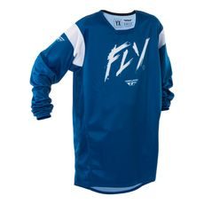 FLY RACING DĚTSKÝ DRES KINETIC STOKE USA 2025 BLUE/WHITE