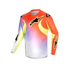 ALPINESTARS DĚTSKÝ DRES RACER LUCENT WHITE/BLACK/RED/YELLOW FLUO