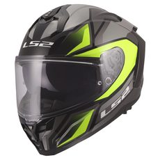LS2 HELMETS LS2 FF817 CHALLENGER II VIPER GREY H-V YELLOW