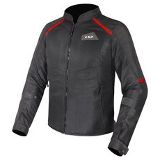 LS2 HELMETS LS2 BREEZE MAN JACKET BLACK RED