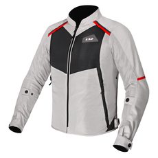 LS2 HELMETS LS2 BREEZE MAN JACKET GREY BLACK RED