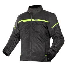 LS2 HELMETS LS2 RIVA MAN JACKET BLACK NEON YELLOW