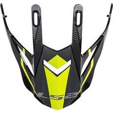 LS2 HELMETS LS2 MX436 PEAK RING BLACK TITANIUM