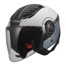 LS2 HELMETS LS2 OF616 AIRFLOW II COVER GREY BLUE-06