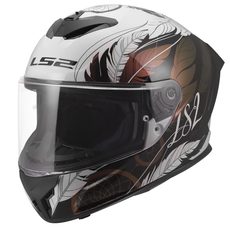LS2 HELMETS LS2 FF820 RAPID III BOHO WHITE BLACK PINK