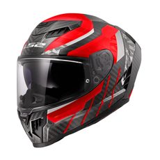 LS2 HELMETS LS2 FF807 DRAGON TRAX RED