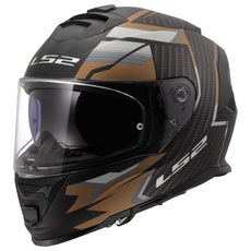 LS2 HELMETS LS2 FF800 STORM II TRACKER BLACK GOLD-06