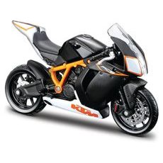 BBURAGO KTM 1190 RC8 R BLACK/WHITE 1:18