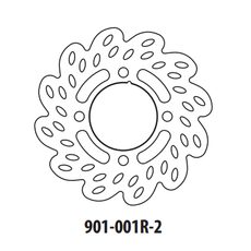 BRZDOVÝ KOTOUČ GOLDFREN 901-001R-2 ZADNÍ 190,7 MM