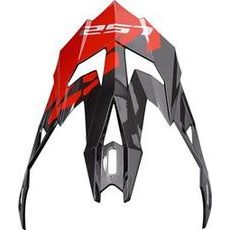 LS2 HELMETS LS2 MX470 PEAK TROOP BLACK RED