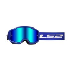 LS2 HELMETS LS2 CHARGER GOGGLE BLUE WITH IRIDIUM VISOR
