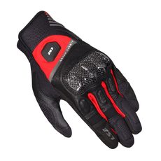 LS2 HELMETS LS2 ATOM MAN GLOVES BLACK RED