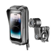 INTERPHONE UNIVERZÁLNÍ VODĚODOLNÉ POUZDRO QUIKLOX WATERPROOF, DO 7", ÚCHYT NA ŘIDÍTKA