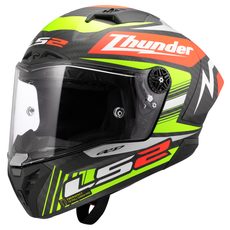 LS2 HELMETS LS2 FF805 THUNDER GP AERO REPLICA BLACK-06