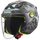 LS2 Helmets LS2 OF622 FUNNY II SCRIBBLE GREY BLUE