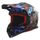 LS2 Helmets LS2 MX708 FAST II ZOMBIE II BLACK RED BLUE-06