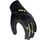 LS2 Helmets LS2 RAY II MAN GLOVES BLACK H-V YELLOW