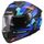 LS2 Helmets LS2 FF808 STREAM II MIKA BLACK BLUE-06