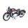 Bburago TRIUMPH Bonneville Bobber DARK RED/BLACK 1:18