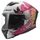 LS2 Helmets LS2 FF820 RAPID III POPPIES II WHITE PINK