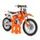 Bburago KTM 450 SX-F Factory Edition 2018 ORANGE/WHITE/REDBULL 1:18