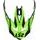 LS2 Helmets LS2 MX470 PEAK NIMBLE BLACK WHITE GREEN