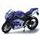 Maisto Suzuki GSX-R 1000 BLUE/WHITE 1:12