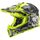 LS2 Helmets LS2 MX437 FAST EVO CRUSHER BLACK H-V YELLOW