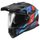LS2 Helmets LS2 MX702 PIONEER II BLOCK BLACK RED BLUE-06