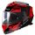 LS2 Helmets LS2 FF800 STORM II TRACKER BLACK RED-06