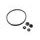 Rubber kit RMS 121831093 for carburettor bowl