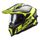 LS2 Helmets LS2 MX701 EXPLORER ALTER MATT BLACK H-V YELLOW