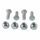 Šroub a matice kola sada All Balls Racing WSN85-1007