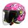 LS2 HELMETS LS2 OF622 FUNNY II PAWS PINK L