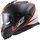 LS2 Helmets LS2 FF800 STORM II NERVE MATT BLACK RED-06
