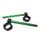 Adjustable clip-ons ACCOSSATO inclination from 6Â° to 10Â° without inner ring, green