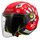 LS2 Helmets LS2 OF622 FUNNY II PAWS RED
