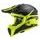 LS2 Helmets LS2 MX437 FAST EVO ROAR MATT BLACK HI-V YELLOW