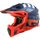 LS2 Helmets LS2 MX437 FAST EVO XCODE MATT FL.ORANGE BLUE