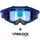 LS2 HELMETS LS2 AURA PRO GOGGLE BLACK BLUE WITH IRIDIUM VISOR