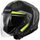 LS2 Helmets LS2 OF603 INFINITY II FOCUS M.BLACK H-V YELL.-06